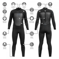 Osprey Origin 3mm Full Length Wetsuit 16 Osprey Origin 3mm Full Length Wetsuit -Camping Promotion 3 4 35