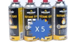 Milestone - 5 Packs Of 4 Gas Canisters - 220g