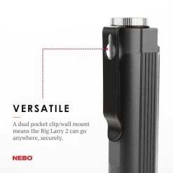 Nebo Big Larry™ 2 13 Nebo Big Larry™ 2 -Camping Promotion 6737 GRAY PocketClip 01 1800x1800 97f94276 d04a 4d74 89b6 cd673f132b5e