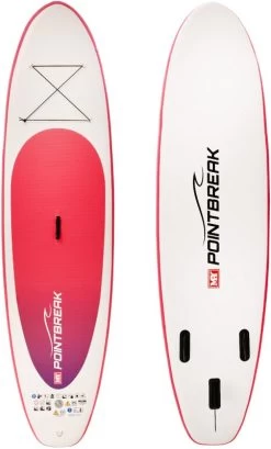 M.Y 10ft Inflatable Paddle Board Package -Pink -Camping Promotion 809 2940