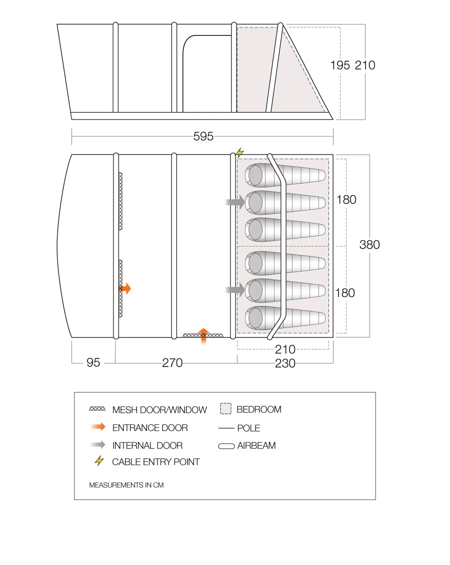 Vango Aether 600XL Air Tent 4 Vango Aether 600XL Air Tent - Image 2