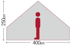 Quest Signature 4m Classic Bell Tent -Camping Promotion BELL4 6