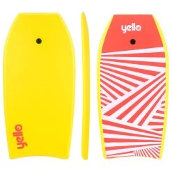 Yello 33" Slick Zig Zag Bodyboard (Yellow)
