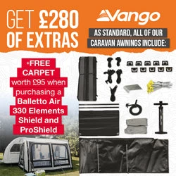 Vango Balletto Air 330 Elements ProShield Caravan Awning WIth Free Carpet 21 Vango Balletto Air 330 Elements ProShield Caravan Awning WIth Free Carpet - Image 19
