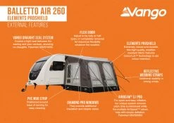 Vango Balletto Air 260 Elements ProShield 2023 -Camping Promotion Balletto Air 260 EPS small