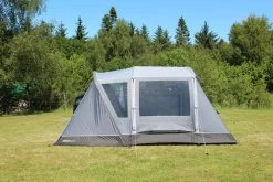 Outdoor Revolution Cayman Curl Low Air Drive Away Awning 2022 -Camping Promotion CaymanCurl2022wPorchDoor2