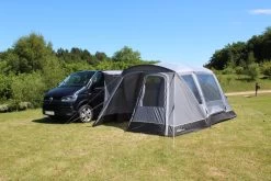 Outdoor Revolution Cayman Curl Low Air Drive Away Awning 2022 -Camping Promotion CaymanCurl2022wPorchDoor5