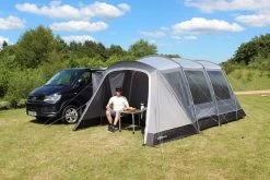 Cayman Curl XLE F/G Low Drive Away Awning -Camping Promotion CaymanCurlXLEwPorchDoor2