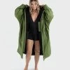 Dryrobe Advance Long Sleeve FOREST GREEN BLACK - RECYCLED