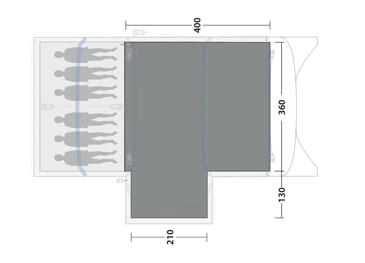 Outwell Knoxville 7sa Woven Carpet 5 Outwell Knoxville 7sa Woven Carpet - Image 3