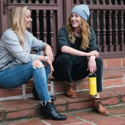 Klean Kanteen Insulated TK Wide With Café Cap 473ml - Brushed Steel -Camping Promotion K16TKWPCC BC LS friends steps lifestyle