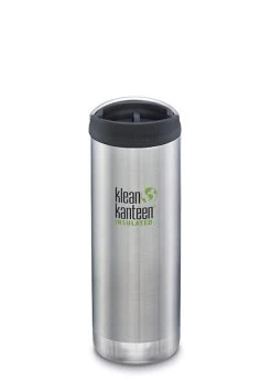 Klean Kanteen Insulated TK Wide With Café Cap 473ml - Brushed Steel