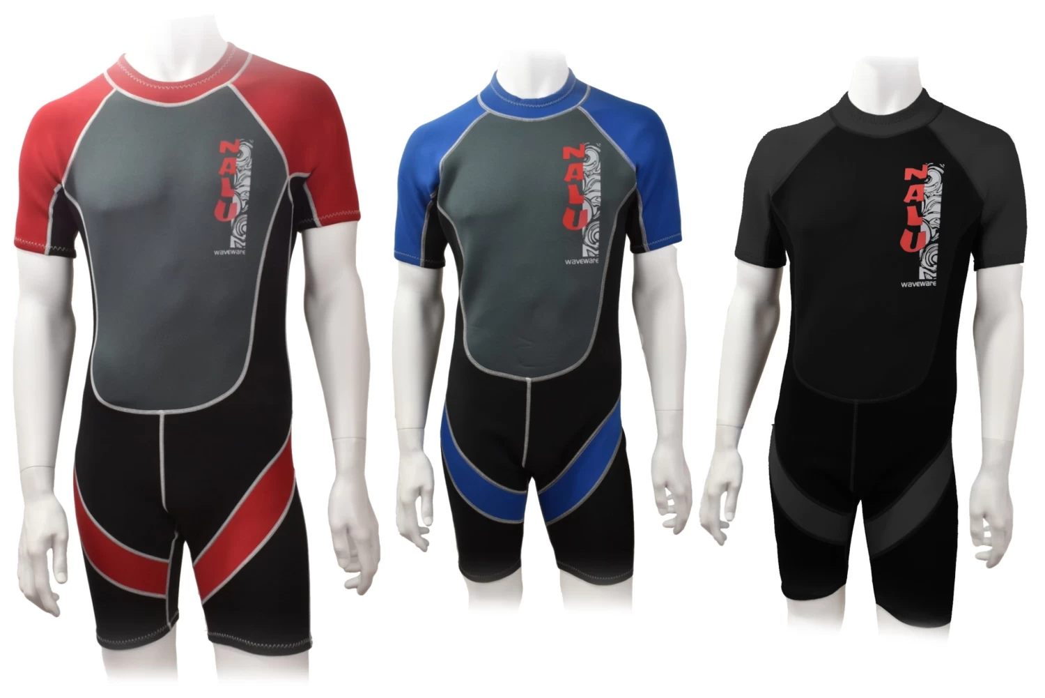 Nalu Adult Wetsuits - Blue 3 Nalu Adult Wetsuits - Blue