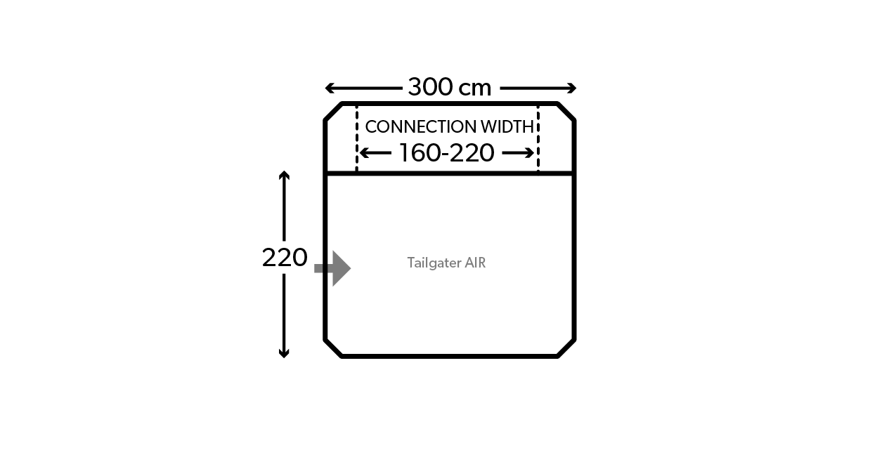 Kampa Tailgater Air Drive Away Awning 4 Kampa Tailgater Air Drive Away Awning - Image 2