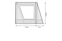 Outdoor Revolution Airedale 6S /6SE Front Porch Extension 12 Outdoor Revolution Airedale 6S /6SE Front Porch Extension -Camping Promotion airedale 6s se front porch extension fp 1 1