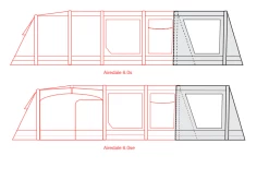 Outdoor Revolution Airedale 6S /6SE Front Porch Extension 11 Outdoor Revolution Airedale 6S /6SE Front Porch Extension -Camping Promotion airedale 6s se front porch extension fp 3