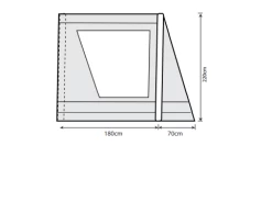 Outdoor Revolution Airedale 7SE And 9SE Front Porch Extension -Camping Promotion airedale 7se 9se front porch extension floorplan 1