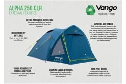 Vango Alpha 250 CLR Tent 9 Vango Alpha 250 CLR Tent -Camping Promotion alpha 250 clr 2