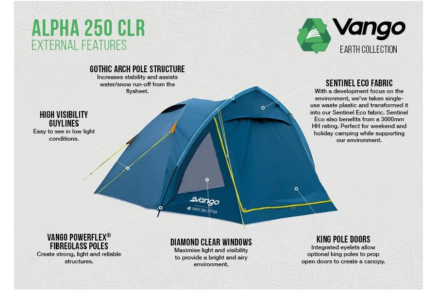 Vango Alpha 250 CLR Tent 5 Vango Alpha 250 CLR Tent - Image 3