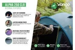 Vango Alpha 250 CLR Tent 10 Vango Alpha 250 CLR Tent -Camping Promotion alpha 250 clr 3