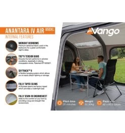 Vango Anantara IV Air 650XL Tent -Camping Promotion anantara iv air 650xl 4