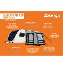 Vango Balletto Air 200 Caravan Awning 16 Vango Balletto Air 200 Caravan Awning -Camping Promotion balletto air 200 elements shield 3