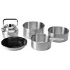 Vango 5 Piece Aluminum Cook Set -Camping Promotion bb86a2663a0fe33898b403bd7fe1b513