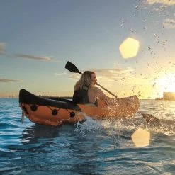 Bestway Hydro-Force Lite-Rapid X2 Kayak -Camping Promotion bestway hydro force lite rapid x2 65077 inflatable kayak canoe 2 person 2
