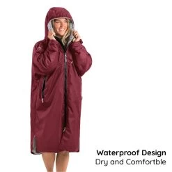 Osprey Unisex Changing Robe Maroon -Camping Promotion callout 1 8
