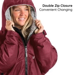 Osprey Unisex Changing Robe Maroon -Camping Promotion callout 2 10
