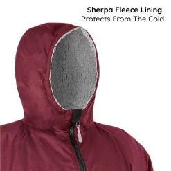 Osprey Unisex Changing Robe Maroon -Camping Promotion callout 3 6