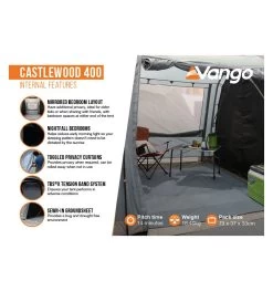 Vango Castlewood 400 Tent Package 15 Vango Castlewood 400 Tent Package -Camping Promotion castlewood 400 package 3