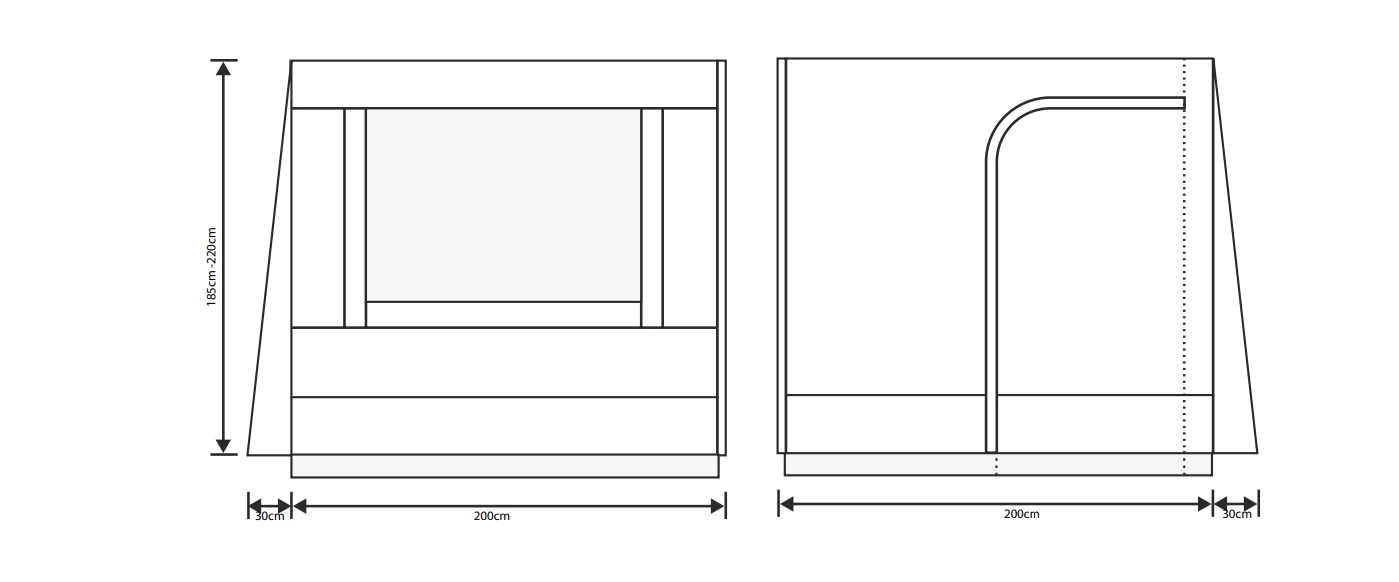 Outdoor Revolution Sun Canopy Package 5 Outdoor Revolution Sun Canopy Package - Image 3