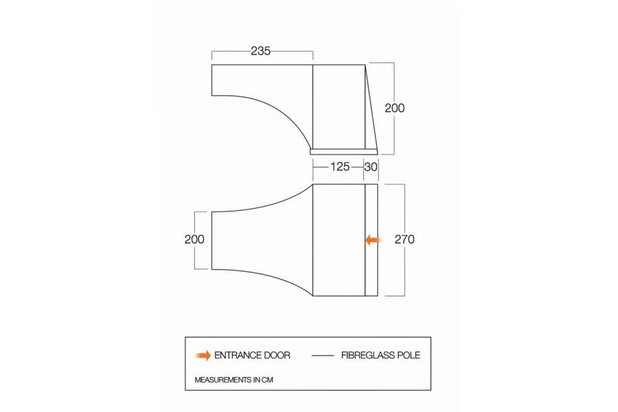 Vango Experience Side Awning - SentAct - TA003 4 Vango Experience Side Awning - SentAct - TA003 - Image 2