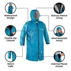 Osprey Unisex Changing Robe Teal -Camping Promotion feature image 3 2