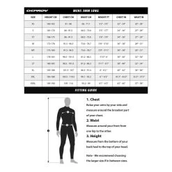 Osprey Zero 3mm Mens Full Length Wetsuit -Camping Promotion m 3mm long 3