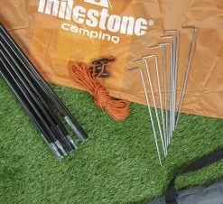 Milestone 2 Man Festival Dome Tent 7 Milestone 2 Man Festival Dome Tent -Camping Promotion milestone waterproof 2 man dome tent orange 18839br 2