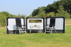 Outdoor Revolution Oxygen 3 Panel Windbreak -Camping Promotion oxygen 3 windbreak hero 1