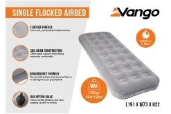Camping Promotion -Camping Promotion single flocked airbed 1