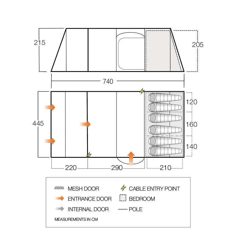 Vango Somerton 650XL Tent Package Deal (2021) 5 Vango Somerton 650XL Tent Package Deal (2021) - Image 3