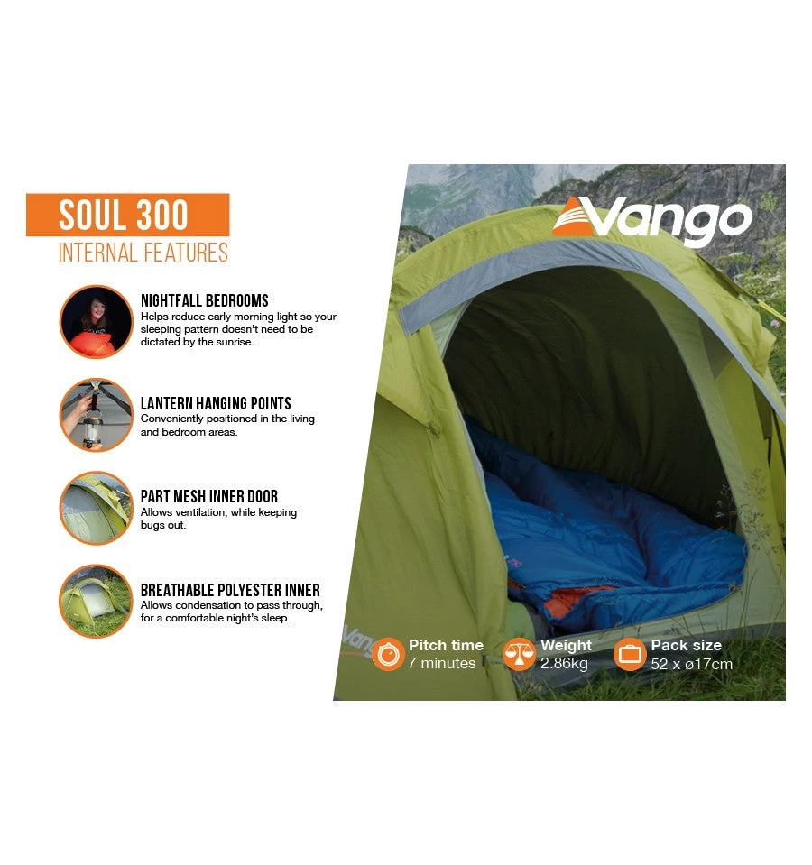 Vango Soul 300 Tent 6 Vango Soul 300 Tent - Image 4