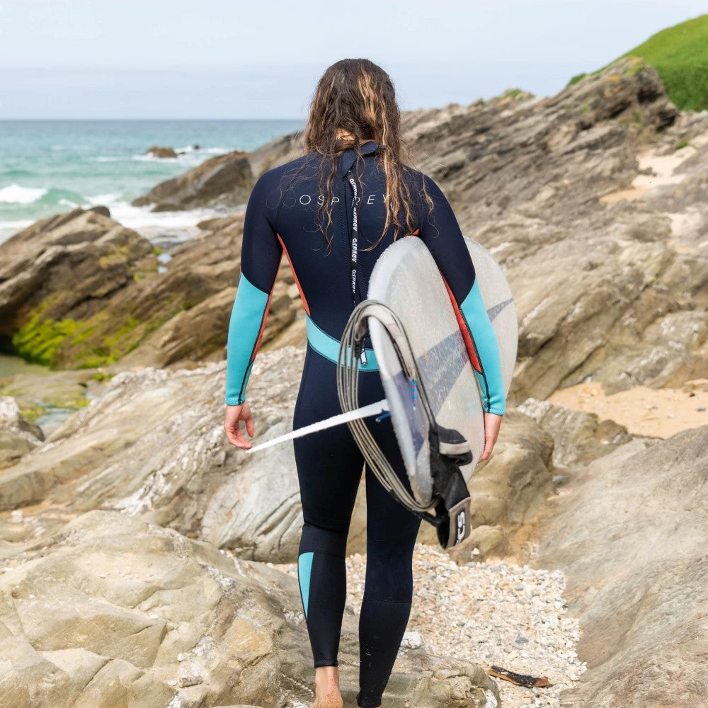 Osprey Zero 3mm Womens Full Length Wetsuit - Coral 7 Osprey Zero 3mm Womens Full Length Wetsuit - Coral - Image 5